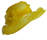 Kerry Large Organza Hat , Main Colour - Fuchsia Hot Pink