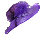 Kerry Large Organza Hat , Main Colour - Fuchsia Hot Pink