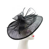 Selena Extra Large Hat Fascinator, Main Colour - Red