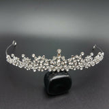 Princess Olivia Bridal Pearl & Crystal Tiara