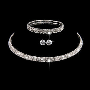 Stella Crystal Jewellery Set , Design - 1