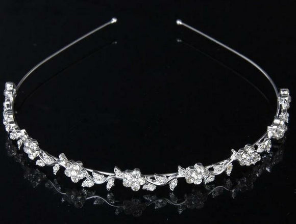 Sarah Silver Sparkle Tiara