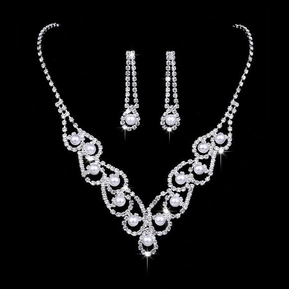 Abisola Crystal Jewellery Set