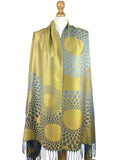 Alisia Pashmina Style Wrap, Colour - Mustard