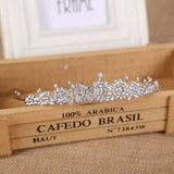 Princess Olivia Bridal Pearl & Crystal Tiara